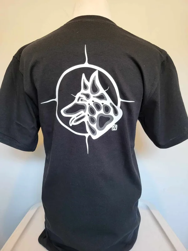 Unisex Indigenous Dog Art Tee (Black)